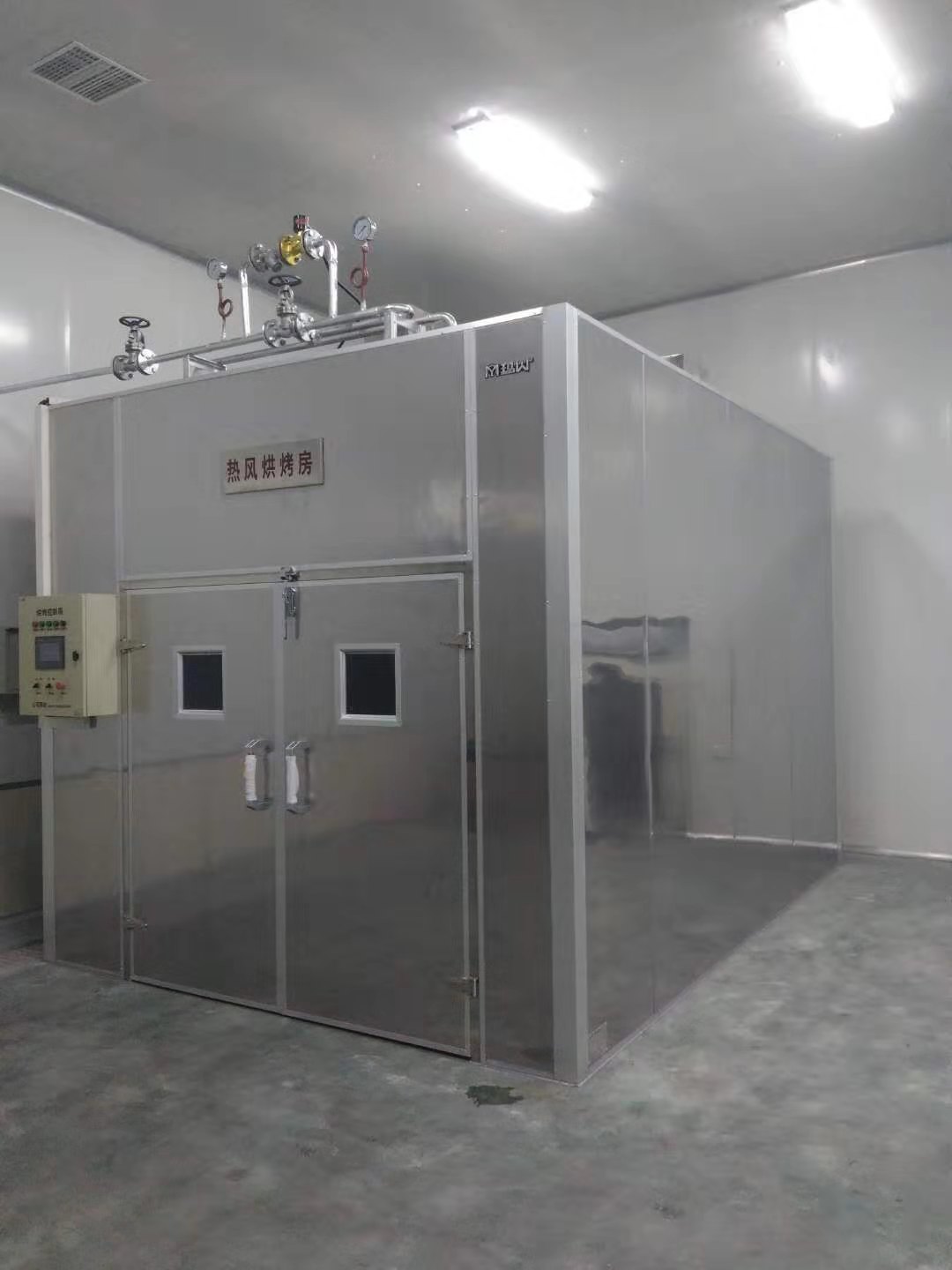 益陽瑪山產(chǎn)業(yè)機械有限公司，湖南益陽螺旋風管廠家，熱風食品烤房
