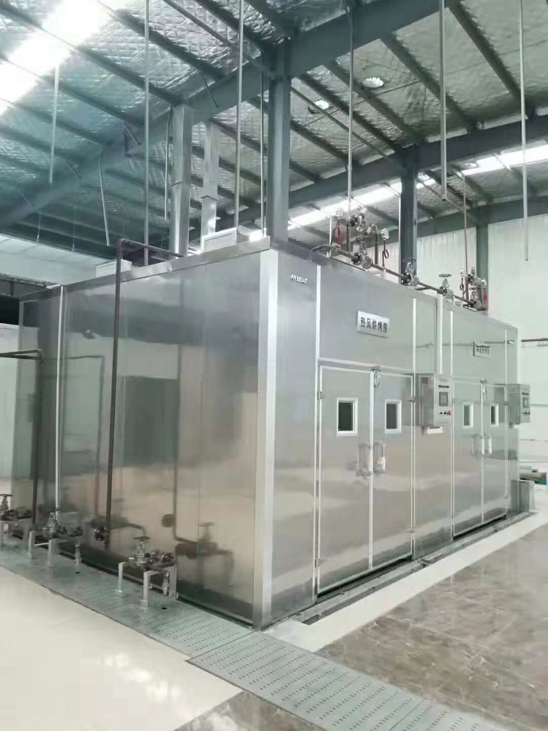 益陽瑪山產(chǎn)業(yè)機械有限公司，湖南益陽螺旋風管廠家，熱風食品烤房